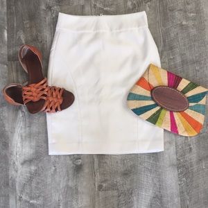 Banana Republic White Pencil Skirt 00P BOGO